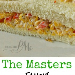 The Masters Famous Pimento Cheese Sandwich