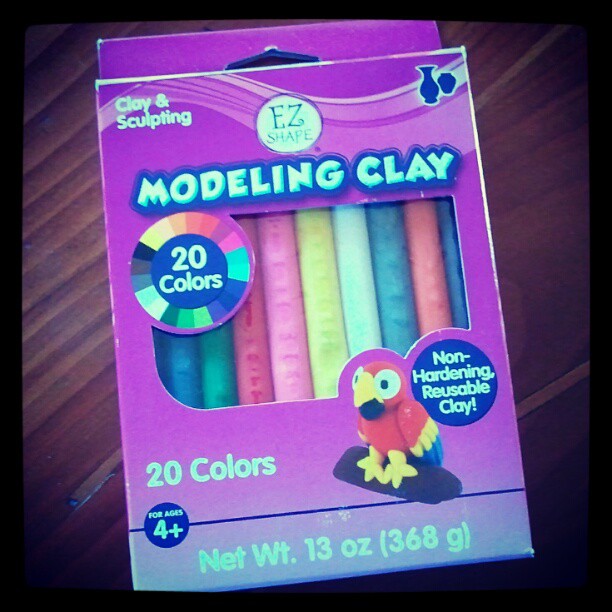 5-2-1 Rule for Kids modeling clay