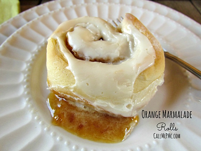 Orange Marmalade Rolls cinnamon rolls filled with orange marmalade, awesome breakfast recipe