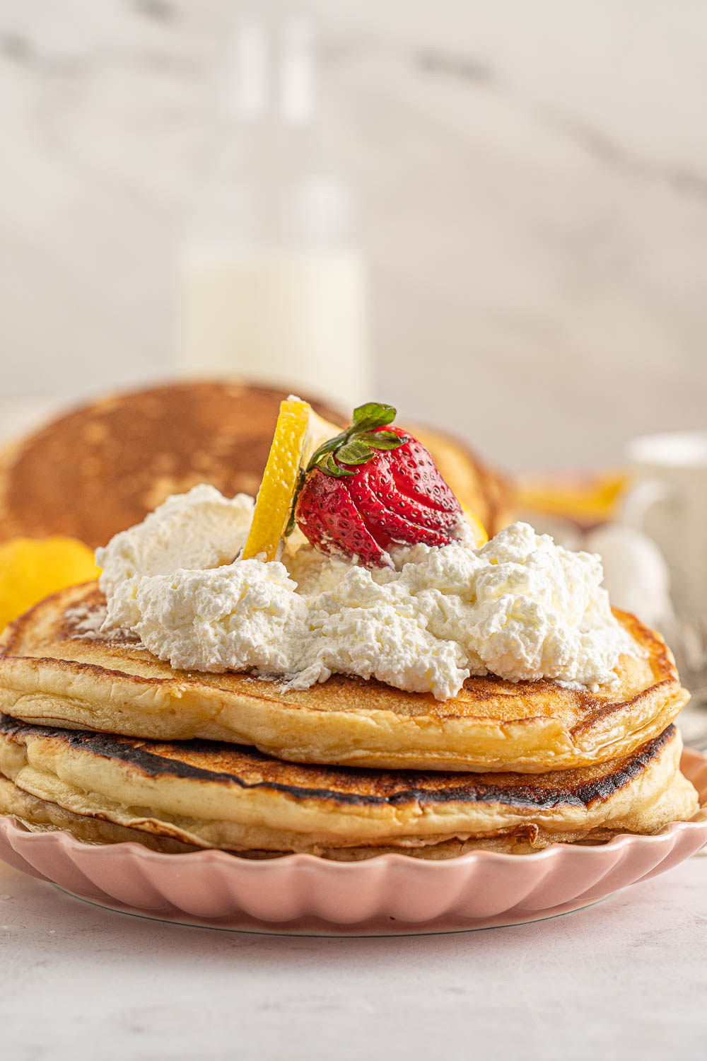 Lemon Ricotta Celebration Pancakes 