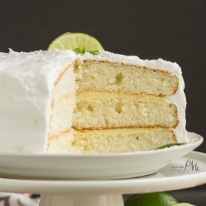 Lime and coconut cake
