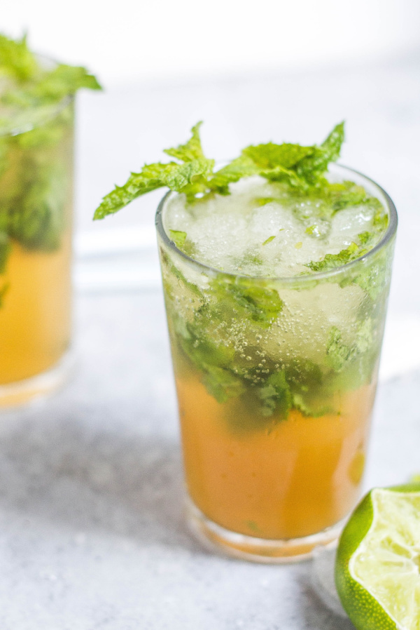 Orange Mojito is a refreshing cocktail inspired by the classic rum and mint drink This version adds orange juice. #cocktail #drink #alcohol #rum #orangejuice