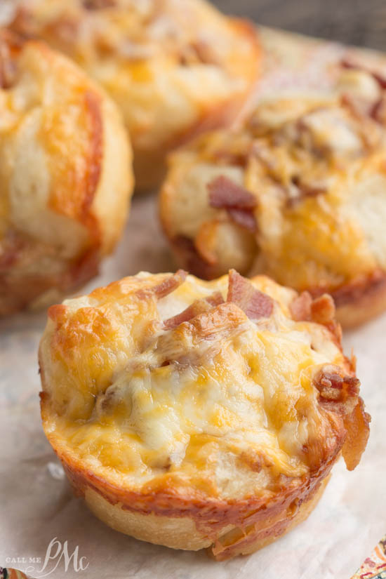 These Short-cut Bacon and Cheese Rolls are hearty, satisfying, and full of flavorful bacon and cheddar cheese. The best part is they start with a pre-made bread which cuts down on the prep time.