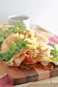  Shrimp Quesadilla  