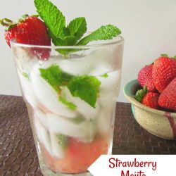 A seasonal twist on a classic cocktail, Strawberry Mojito is a refreshing, fruity, and delicious summer drink.