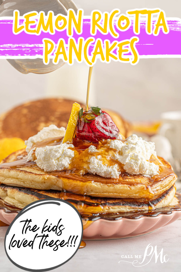 Lemon Ricotta Celebration Pancakes