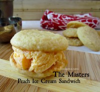 Georgia Peach Ice Cream Sandwich from The Masters