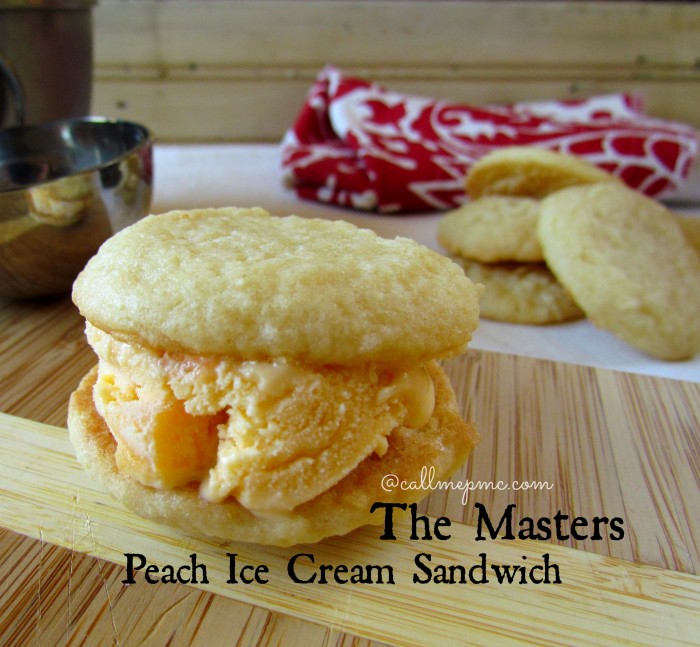 Peach Ice Cream Sandwich from The Masters  
