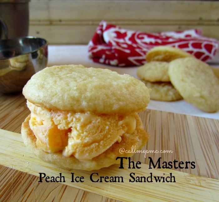 Peach Ice Cream Sandwich from The Masters  