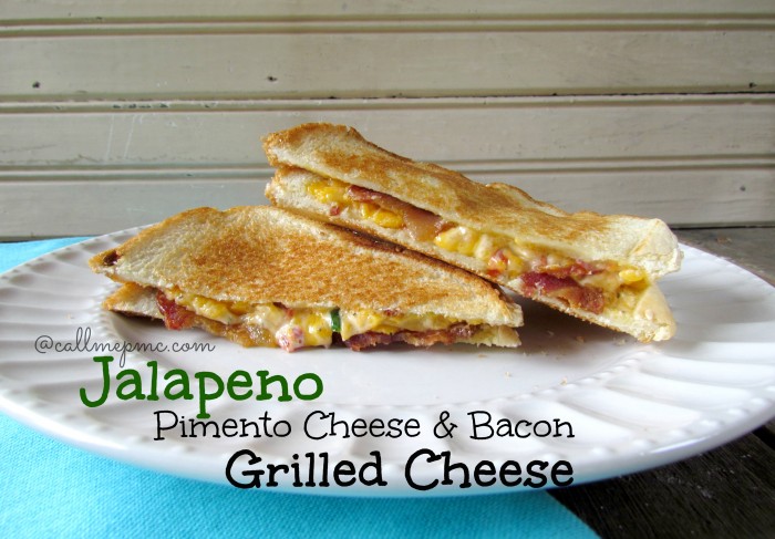 grilled cheese – jalapeno pimento cheese with bacon