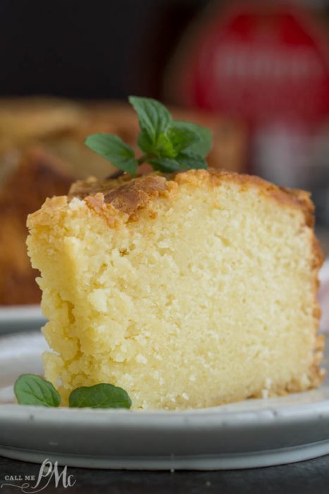 Amaretto Pound Cake is pound cake flavored with an almond liqueur. Made from scratch, it's rich, buttery, moist, and completely, insanely delicious!