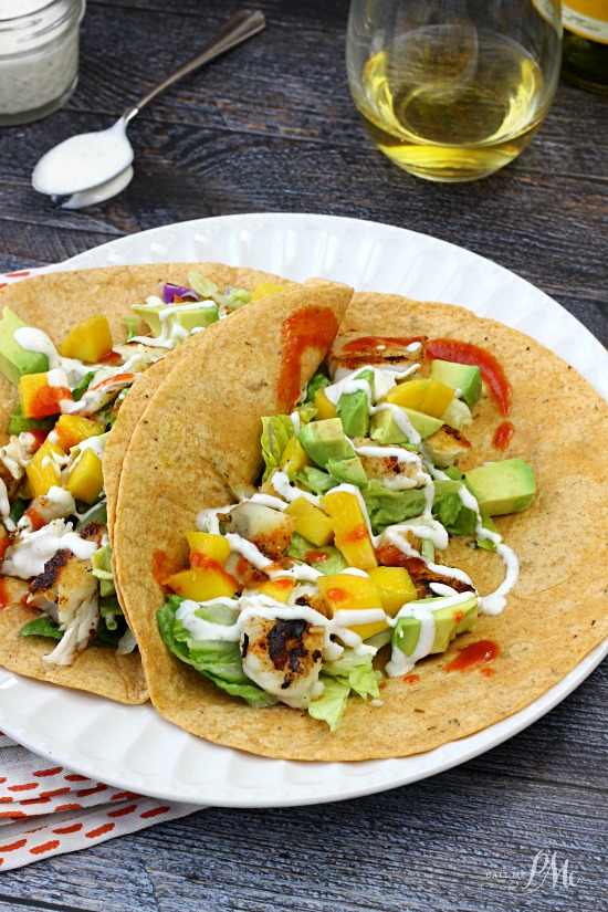 Fish Tacos with Mango Avocado Relish