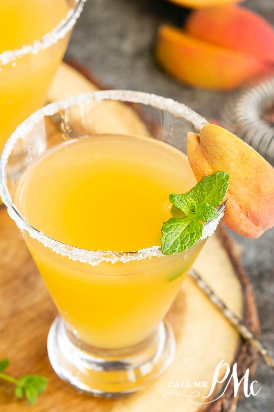 Peach Bellini Martini