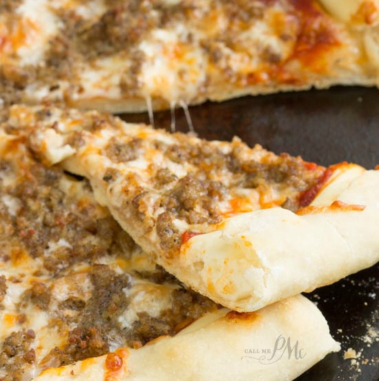 stuffed crust pizza