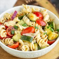 ZESTY GREEK PASTA SALAD
