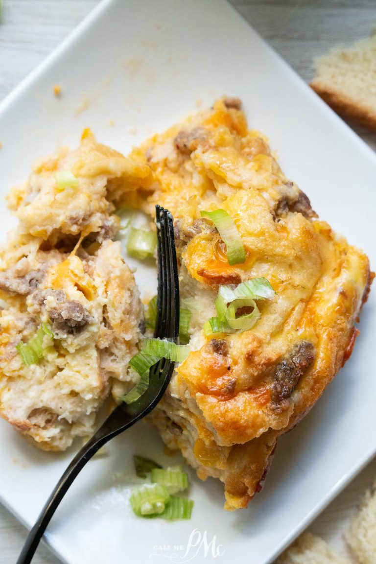 SAUSAGE CORN BREAD PUDDING