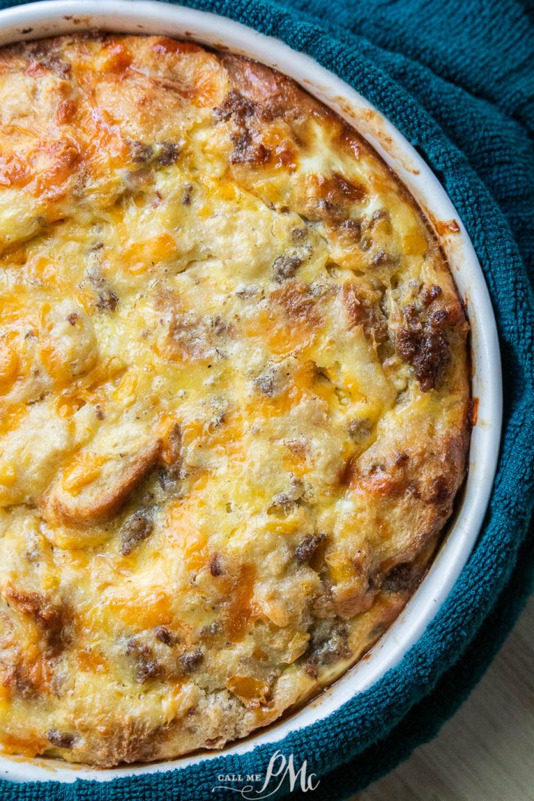 SAUSAGE CORN BREAD PUDDING