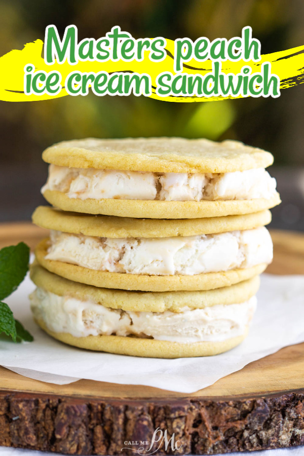 Georgia Peach Ice Cream Sandwich