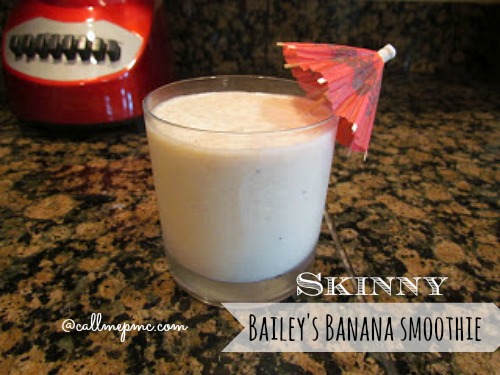 skinny Bailey's Banana Smoothie 500