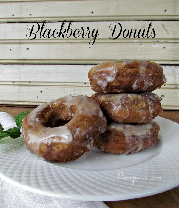 Blackberry Donuts www.callmepmc.com #callmepmc #blackberries #donuts