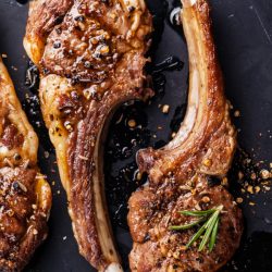 Grilled Lamb Lollipops are so easy to make and taste wonderful.ย They the perfect recipe for entertaining and the holidays!