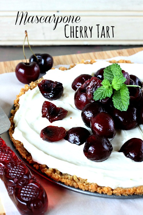 Mascarpone-cherry-tart 