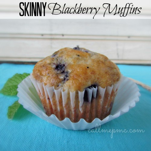 Skinny Blackberry Muffins