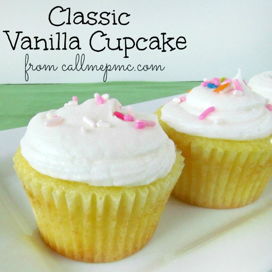 classic vanilla cupcakes