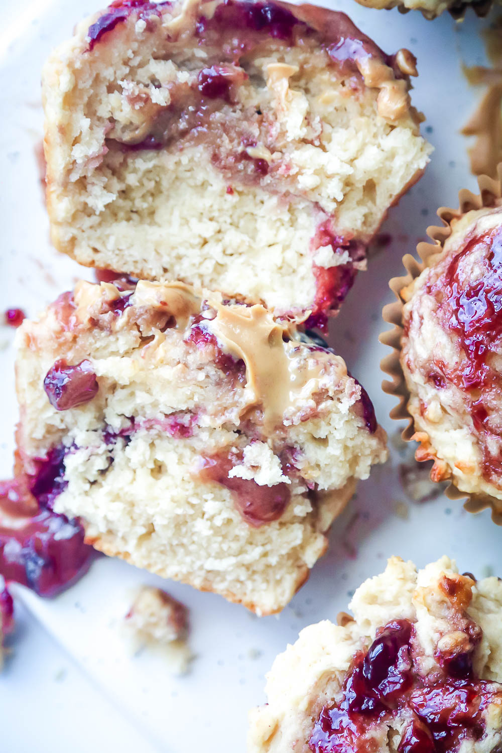 PEANUT BUTTER AND JELLY MUFFINS