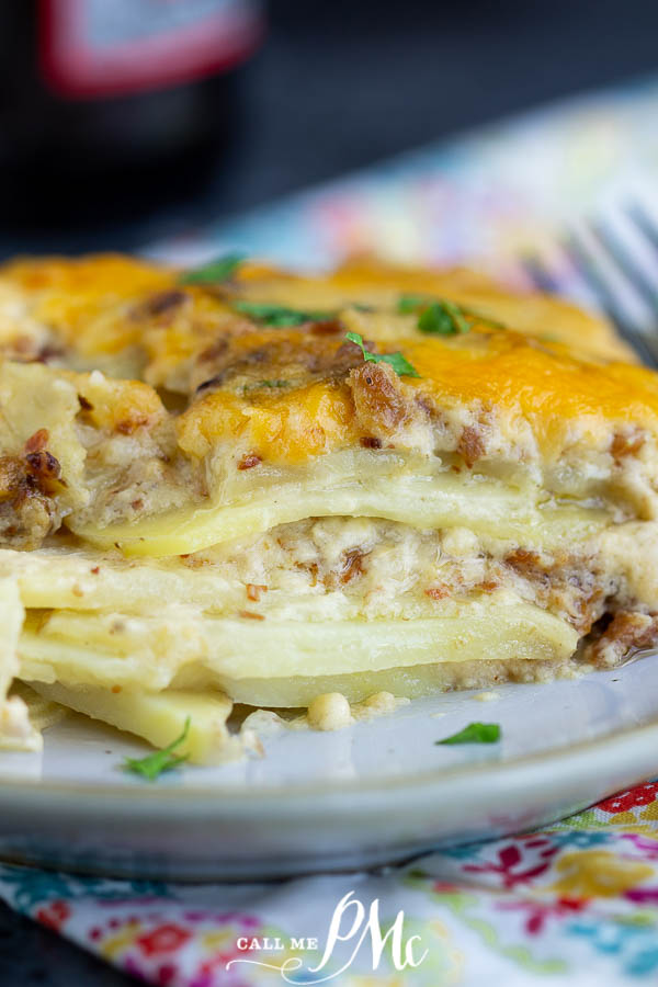 Cheesy Bacon Scalloped Potatoes 