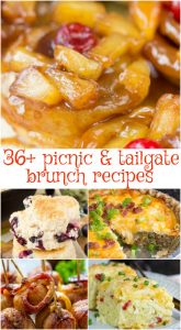 36+ Tailgating Recipes Brunch is a collection of game day party food that everyone will rave about!