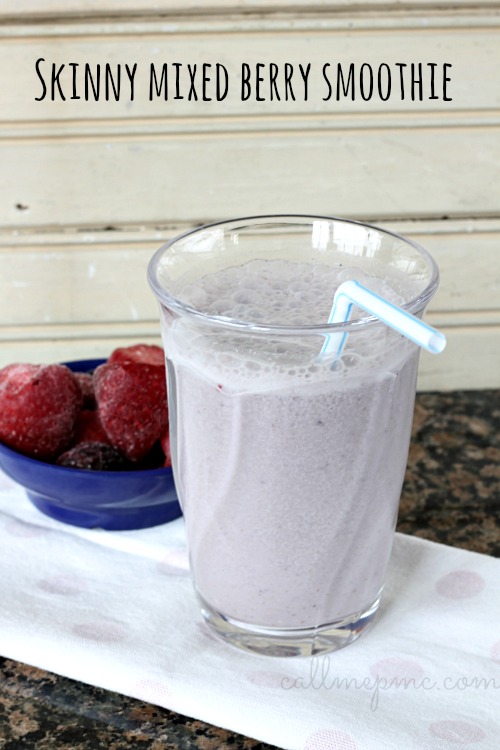 Healthy Wednesday: Skinny Mixed Berry Smoothie