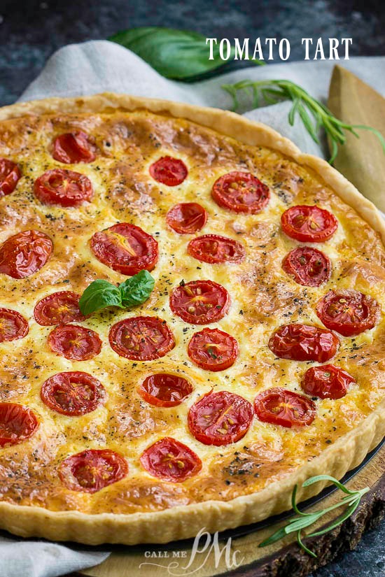 Tomato Cheese Tart 