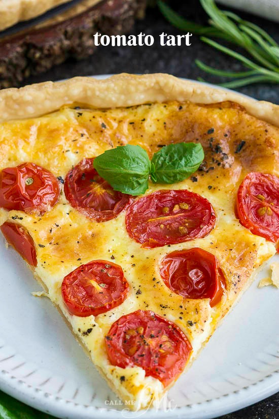 Tomato Cheese Tart 