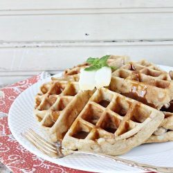 Apple Fritter Waffles