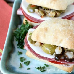Central Grocery Mini Muffuletta Sandwich