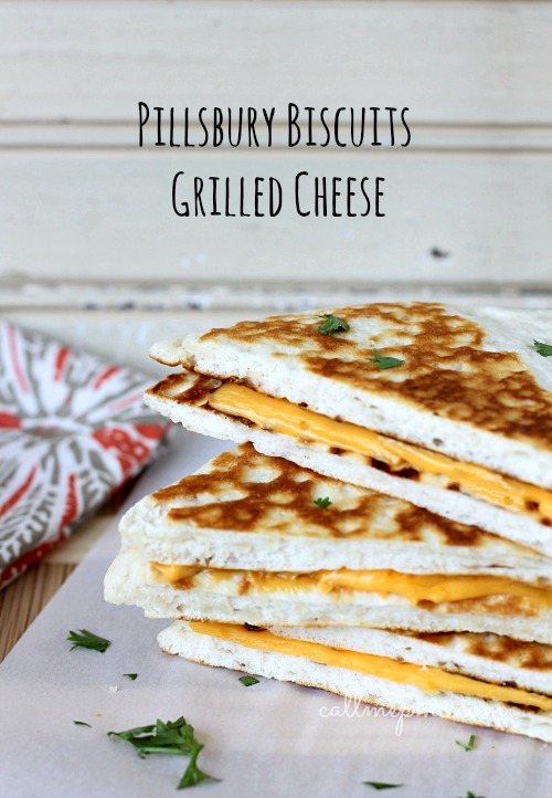 #pillsburybiscuits grands grilled cheese sandwich