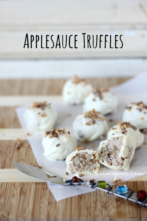 Applesauce truffles #callmepmc