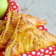 Easy Apple Turnovers are light, flaky & filled with apple cinnamon goodness!