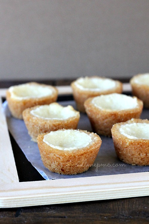 Basic Cheesecake Cookie Cup Cheesecake Cookie Cups #callmepmc