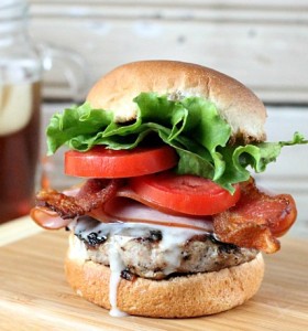 Kentucky Hot Brown Burger