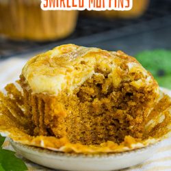 Pumpkin Cream Cheese Swirl Muffins