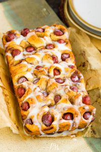 Sausage Cinnamon Roll Monkey Bread