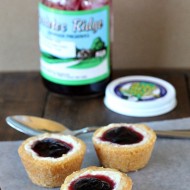 Blueberry Jam Cookie Cups