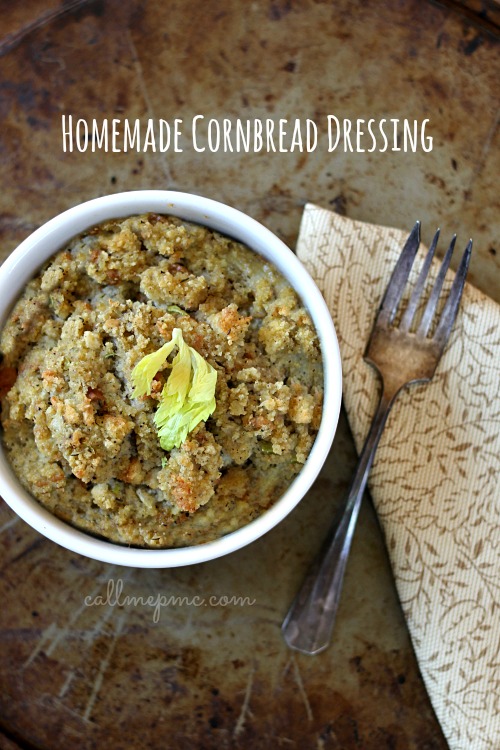 Homemade Southern-style Cornbread Dressing