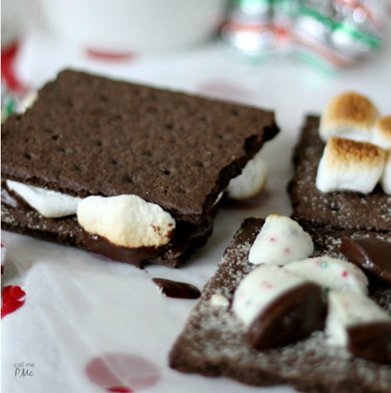 Indoor Chocolate Mint S’mores Recipe