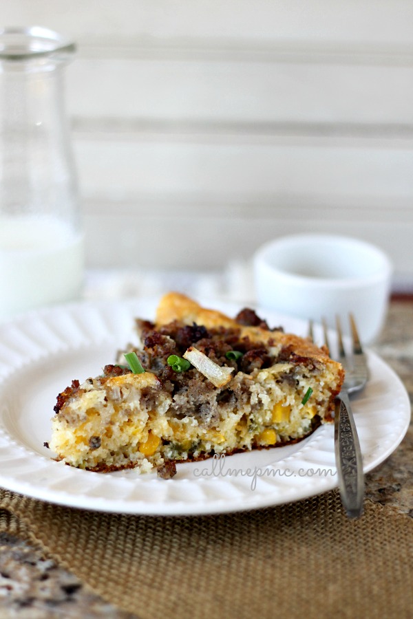 Buttermilk Sausage Jalapeno Cheese Cornbread