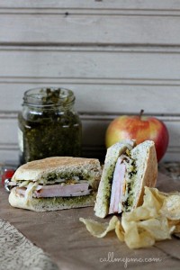 Baked Focaccia Turkey Sandwich