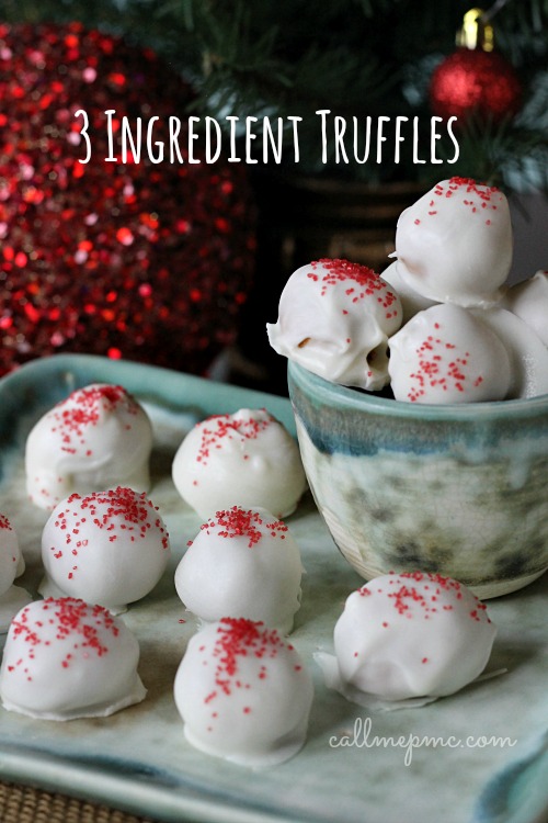 Three Ingredient Cookie Butter Truffles