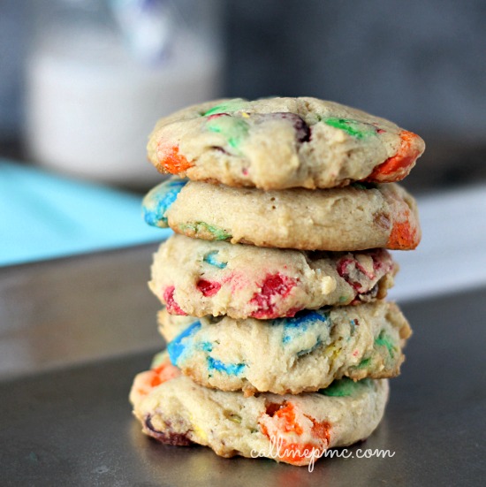 Soft Batch M&M Cream Cheese cookies